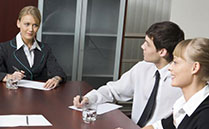 Lawyers in a meeting